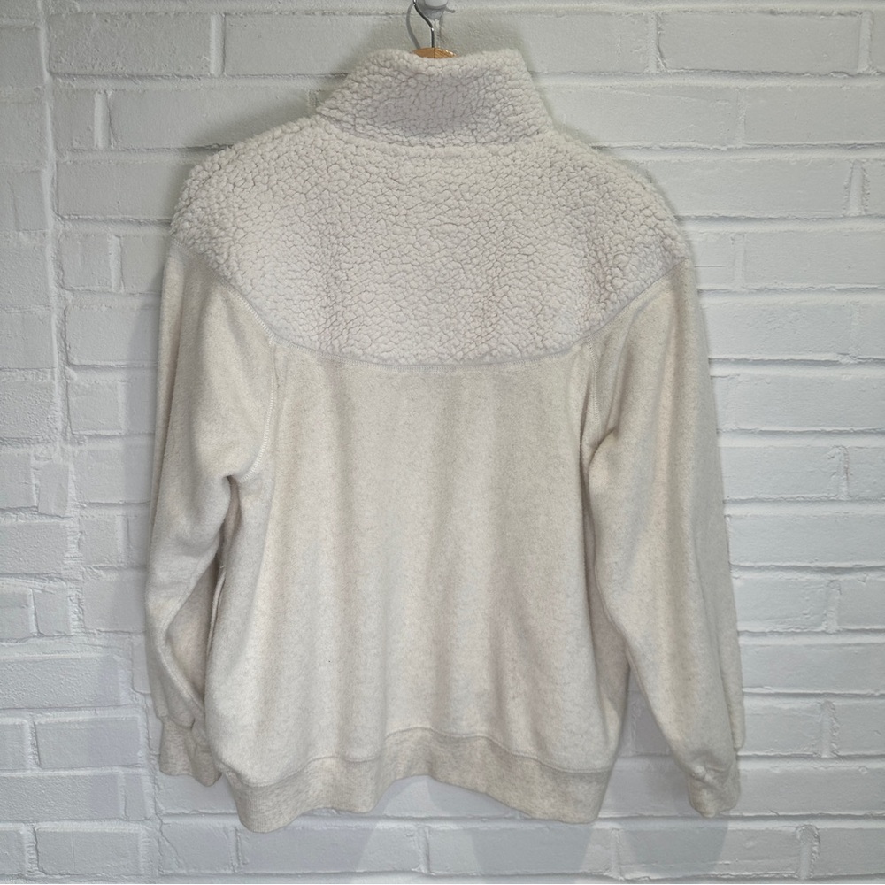 Aerie Hometown Holiday Quarter Zip Fleece Sherpa Sweatshirt Womens Size XXS - Picture 10 of 12